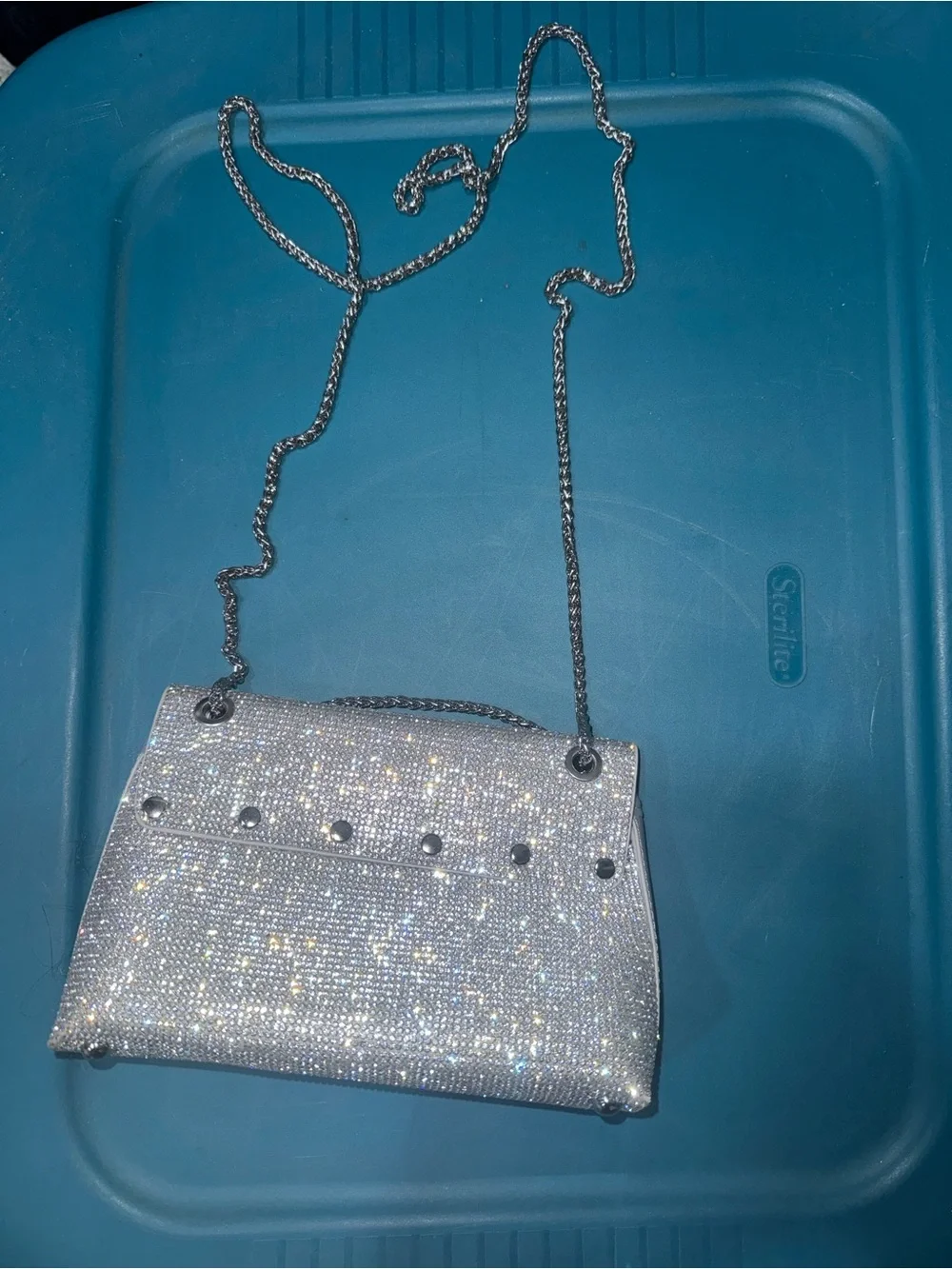 N/A sparkling silver